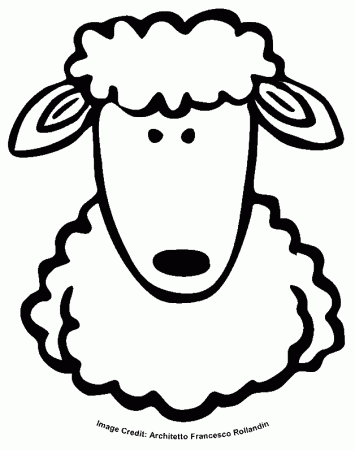 Sheep - Free Coloring Pages for Kids - Printable Colouring Sheets
