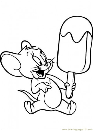 Coloring Pages Tomjerry 07 (Mammals > Mouse) - free printable 
