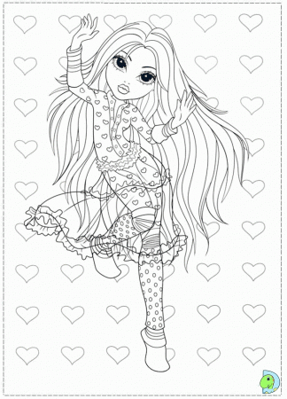 Moxie Girlz Coloring page