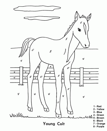 Color By Number Coloring Pages To Print | Kids Coloring Pages 