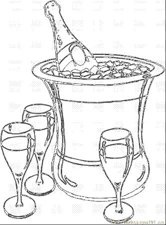 Coloring Pages French Champagne (Countries > France) - free 