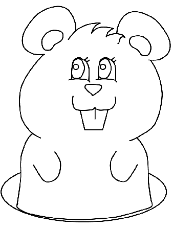 Groundhog Day Coloring Pages for Kids- Free Coloring Pages to download
