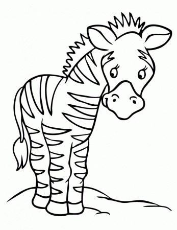 Printable Zebra Coloring Pages | Coloring Me