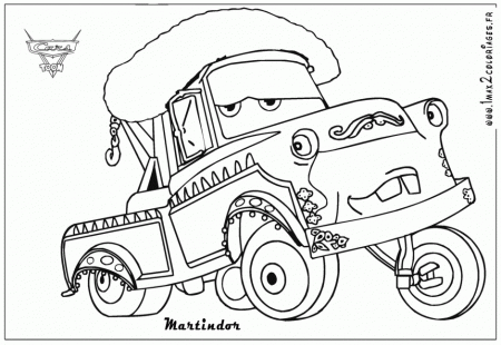 Free Printable Disney Cars Tow Mater Coloring Pages Coloring 