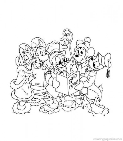 Christmas Disney Coloring Pages 4 | Free Printable Coloring Pages 