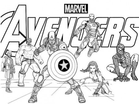 Marvel Superheros coloring pages