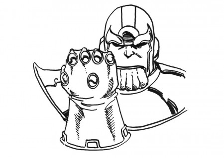 Thanos Coloring Pages - Best Coloring Pages For Kids