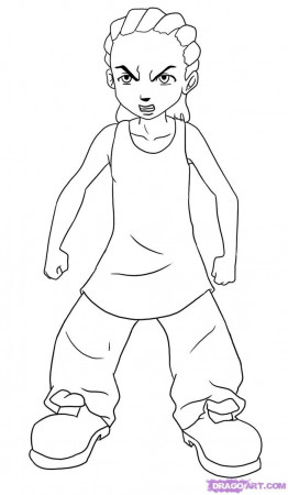 boondocks coloring pages - family guy coloring pages