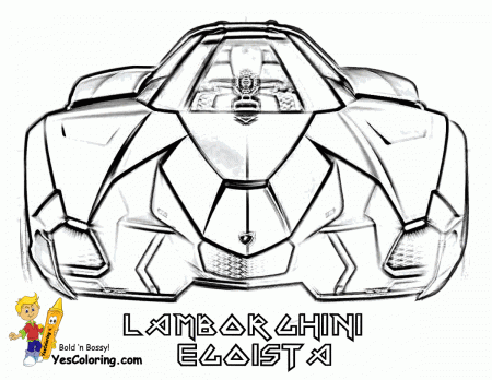 Rugged Exclusive Lamborghini Coloring Pages | Cars | Free ...