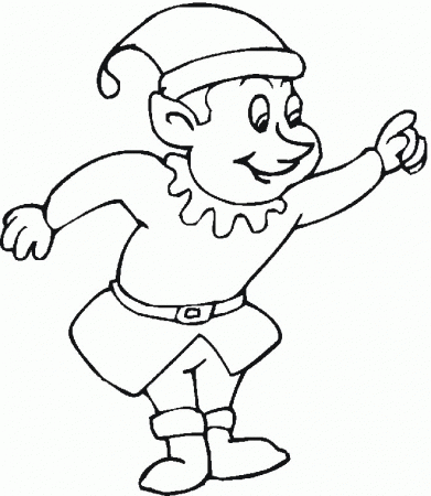 Best Photos of Elf Christmas Printable Coloring Pages - Christmas ...