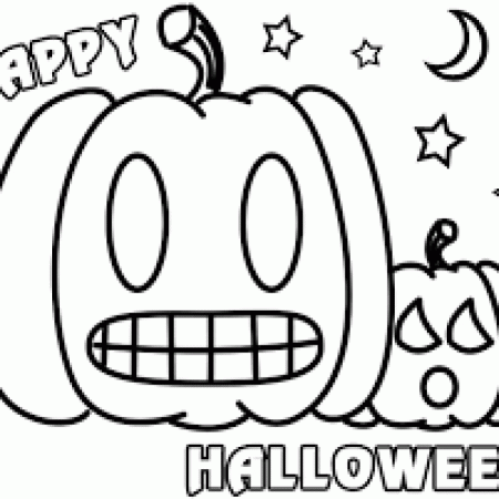 Free Printable Preschool Coloring Sheets - Halloween Coloring Pages