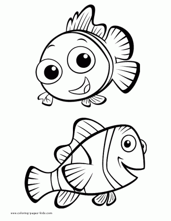 Related Disney Preschool Coloring Pages item-16500, Finding Nemo ...