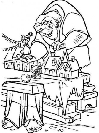 Quasimodo Playing Doll House in The Hunchback of Notre Dame ...