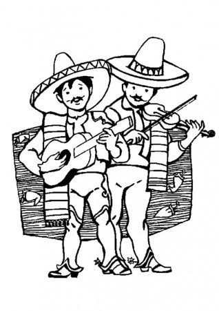 COLORING FOOD MEXICAN PAGE Â« Free Coloring Pages