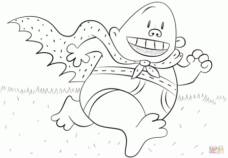 Captain Underpants coloring page | Free Printable Coloring Pages