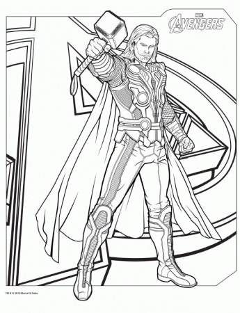 Printable Avengers Coloring Pages | Free Coloring Pages
