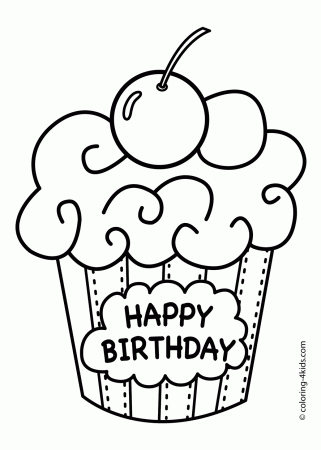 Happy Birthday Coloring Pages 2016 - Dr. Odd