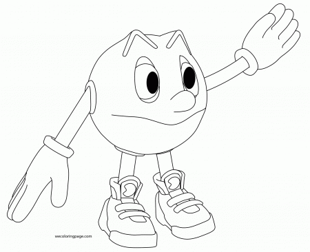 Pacman Coloring - Coloring Pages for Kids and for Adults