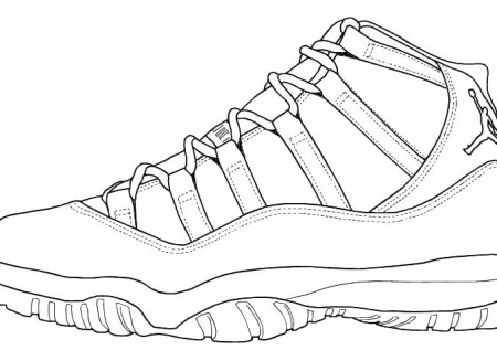 jordan coloring pages shoes – filelocker.info