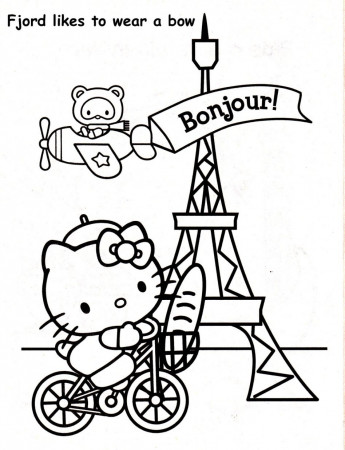 Paris Coloring Pages For Kids at GetDrawings | Free download