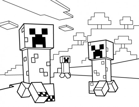 Minecraft Coloring Pages | Coloring pages for kids, Coloring ...