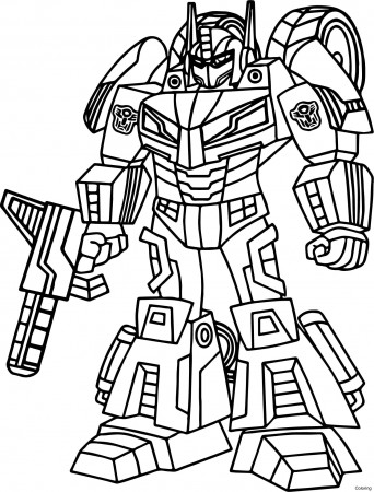 Transformers Coloring Pages New Transformer Page 24f ...