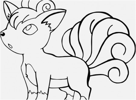Vulpix Coloring Page Collection Coloring Page Vulpix In the ...
