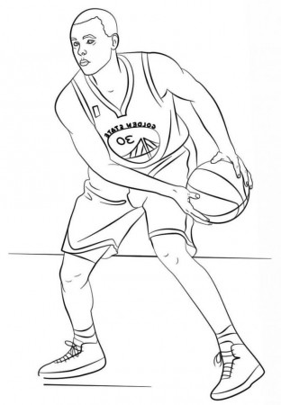 Stephen Curry Coloring Pages Collection - Whitesbelfast