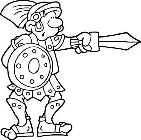 Coloring Pages Roman Soldiers Printable Gladiator Coloring Page for Kids  Roman Soldiers Pictures - Ecolorings.info
