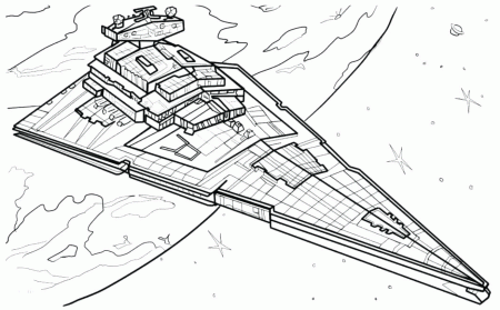 Millenium Falcon In Star Wars Coloring Page - Free Printable Coloring Pages  for Kids