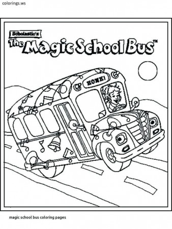 School Bus Coloring Pages Printable Bus Coloring Pages Collection | Magic  school bus, Magic school, School bus crafts