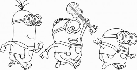 Coloring Pages Of Minions | Coloring Pages