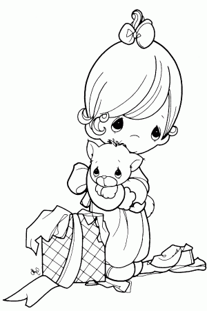 kids in a tricycle free precious moments coloring pages coloring ...