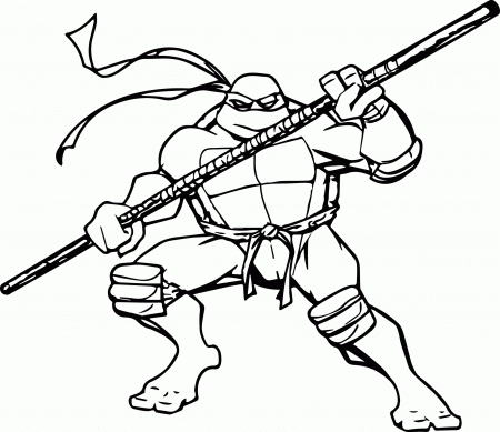 Teenage Mutant Ninja Turtles Memorable Coloring Page | Wecoloringpage