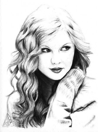 Taylor Swift - Coloring Pages for Kids and for Adults