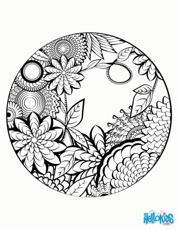 Cool Mandala Coloring Pages - Coloring Page Photos