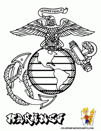 Marine - Coloring Pages for Kids and for Adults