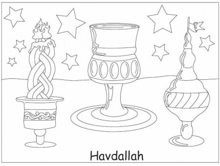kiddush cup to colour - Clip Art Library