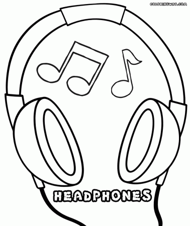 Microphone coloring pages | Coloring pages to download and print