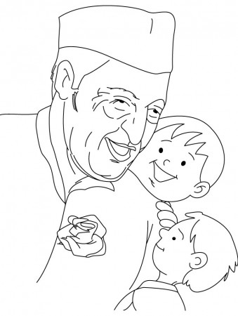 chacha nehru coloring page | Download Free chacha nehru coloring ...