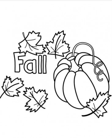 Free & Easy To Print Fall Coloring Pages - Tulamama