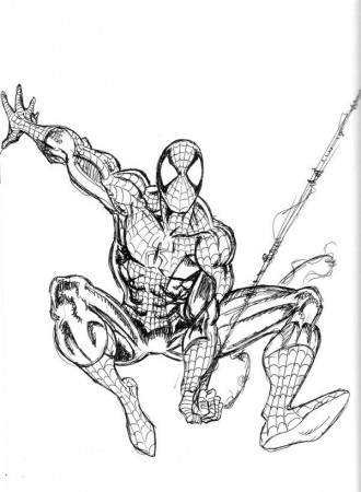 Cool Action Spiderman Coloring Pages Picture 10 – Action ...