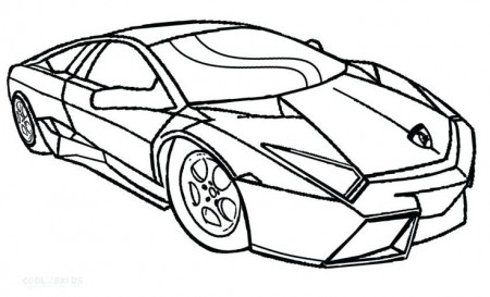 Free Printable Lamborghini Coloring Pages