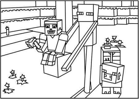 Fun Minecraft Coloring Pages PDF Ideas For Kids - Coloringfolder.com