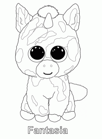 Beanie Boos Coloring Pages - Coloring ...