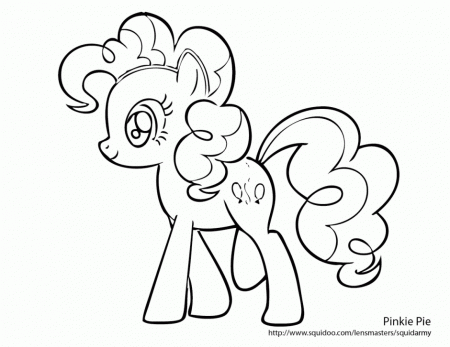 Pinkie Pie - Coloring Pages for Kids and for Adults