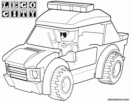 Lego City Colouring Sheets - High Quality Coloring Pages