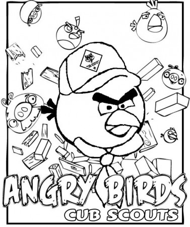 Akela's Council Cub Scout Leader Training: Angry Birds Coloring ...