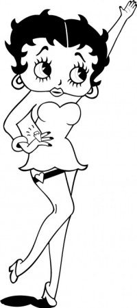 Betty Boop Coloring Pages at JustBoopIt.com