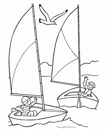 Adult Sailboat Coloring Pages - Coloring Pages For All Ages
